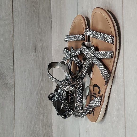 Circus by Sam Edelman Selma Jelly Gladiator Strappy Sandals Flats shoes - Picture 2 of 12